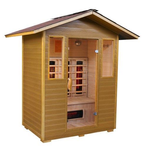 ValiroWood- Grandby 3-Person Outdoor Infrared Sauna 300D-Sauna-valiro­wood
