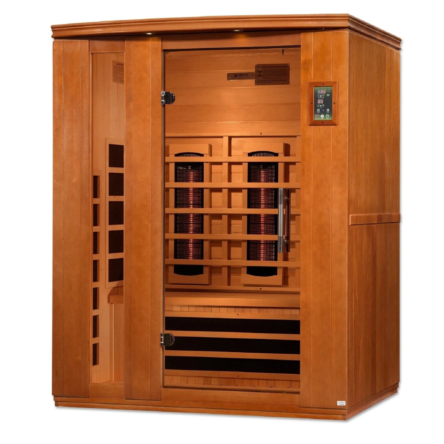 ValiroWood- "Lugano" 3-Person Full Spectrum Near Zero EMF FAR Infrared Sauna DYN-6336-03 FS-Sauna-valiro­wood