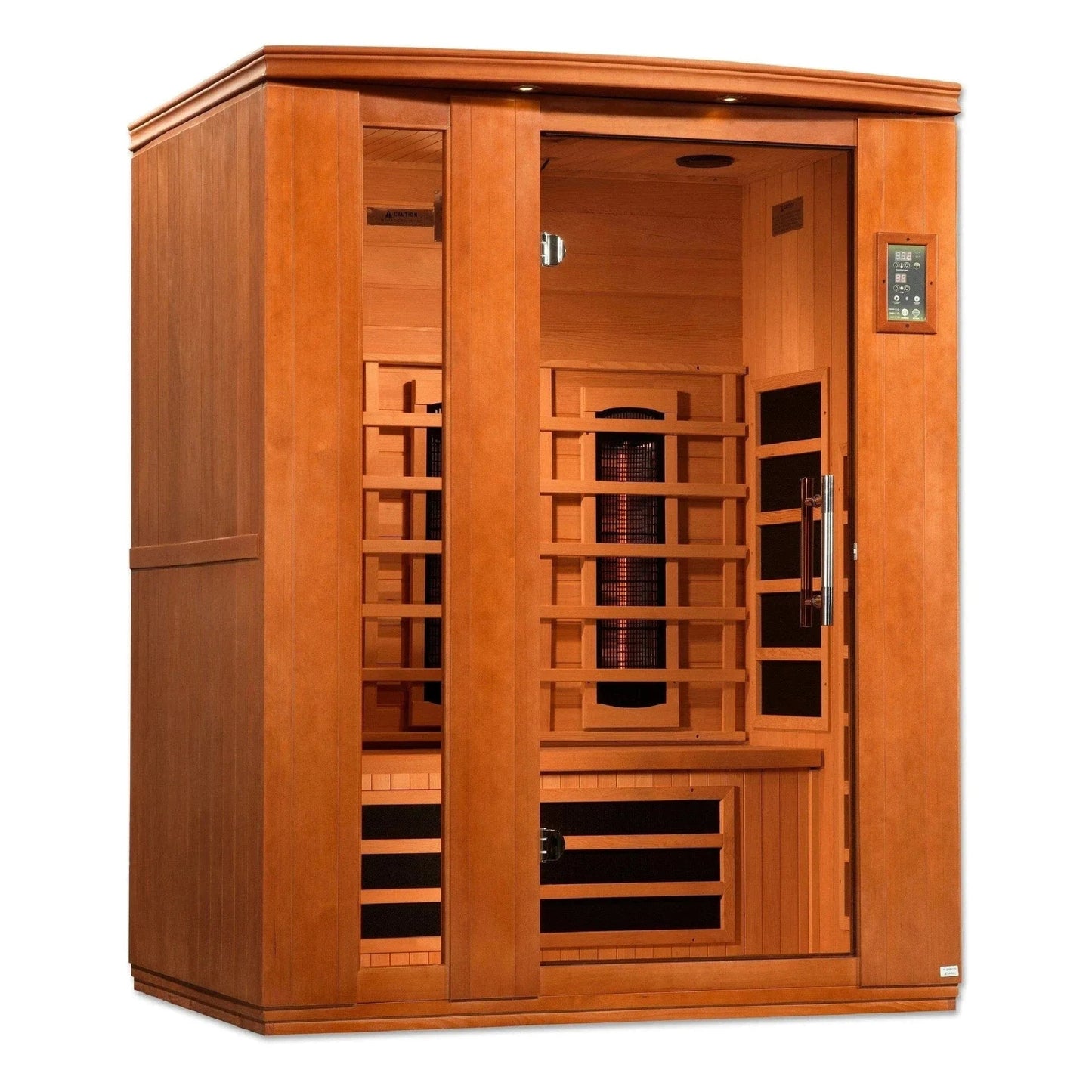 ValiroWood- "Lugano" 3-Person Full Spectrum Near Zero EMF FAR Infrared Sauna DYN-6336-03 FS-Sauna-valiro­wood