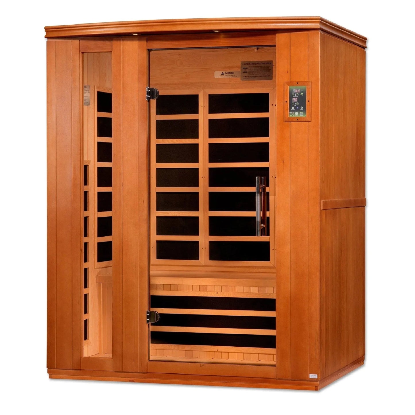 ValiroWood- "Lugano" 3-person Low EMF FAR Infrared Sauna DYN-6336-02-Sauna-valiro­wood
