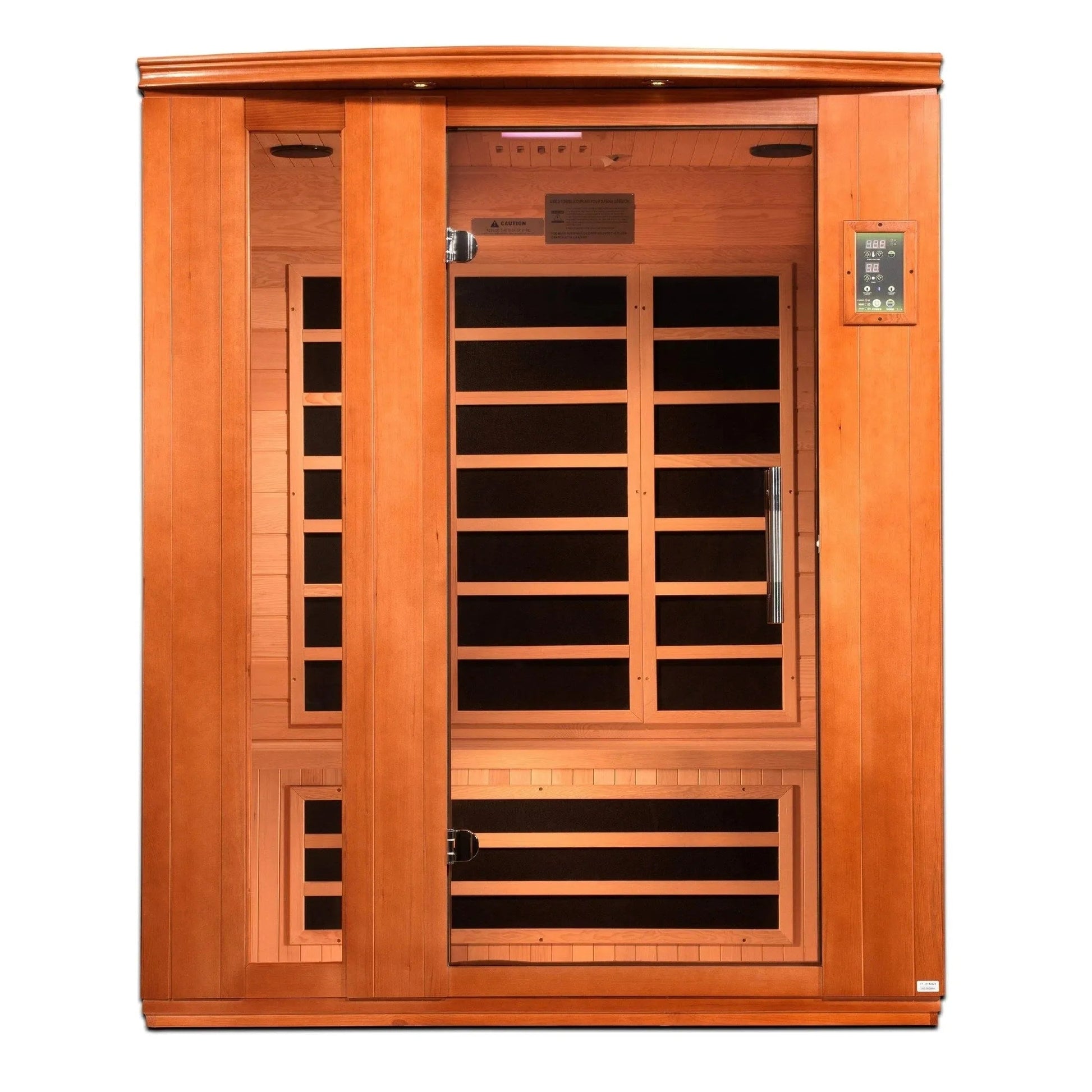 ValiroWood- "Lugano" 3-person Low EMF FAR Infrared Sauna DYN-6336-02-Sauna-valiro­wood