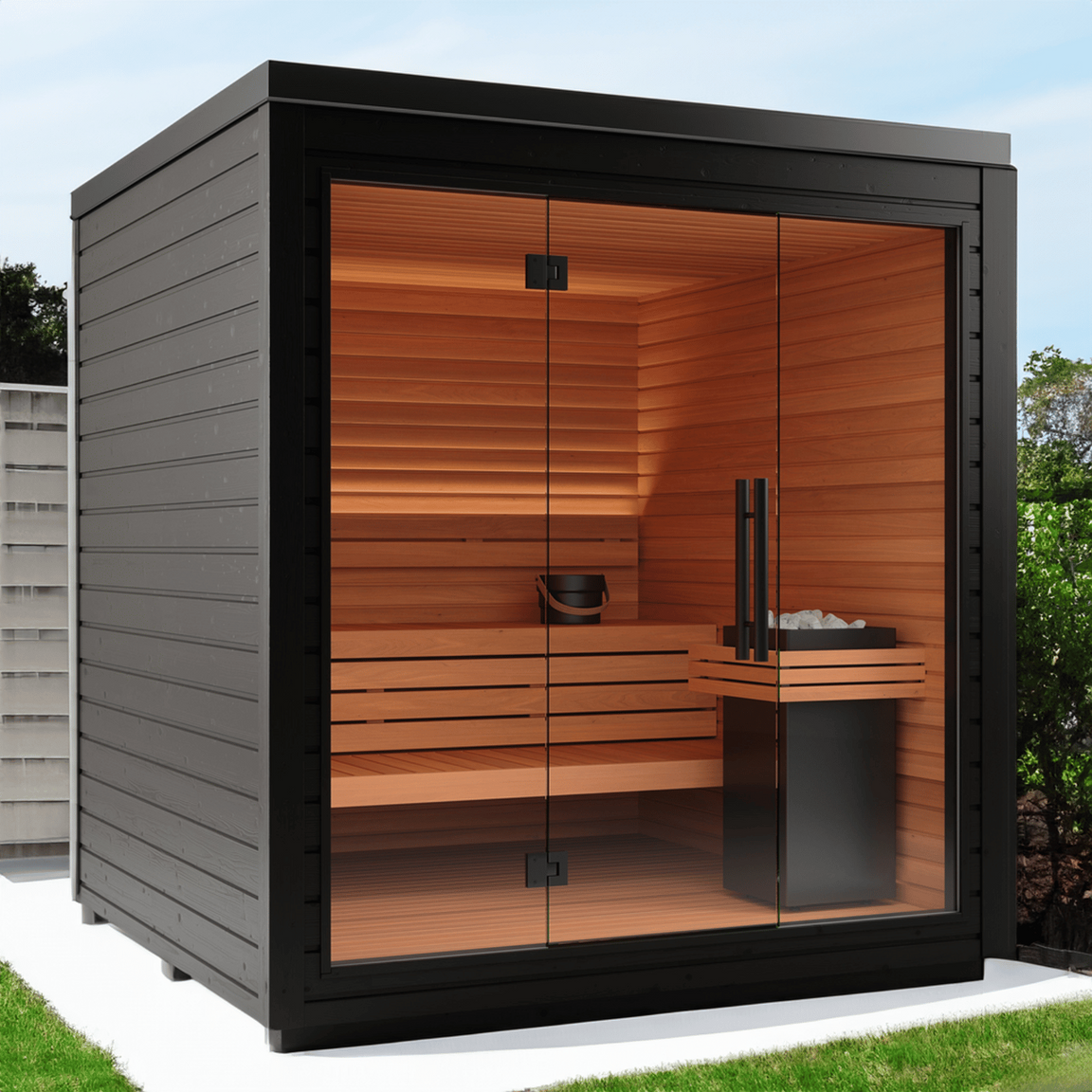 ValiroWood- Mira L Outdoor Cabin Sauna Kit-Sauna-valiro­wood