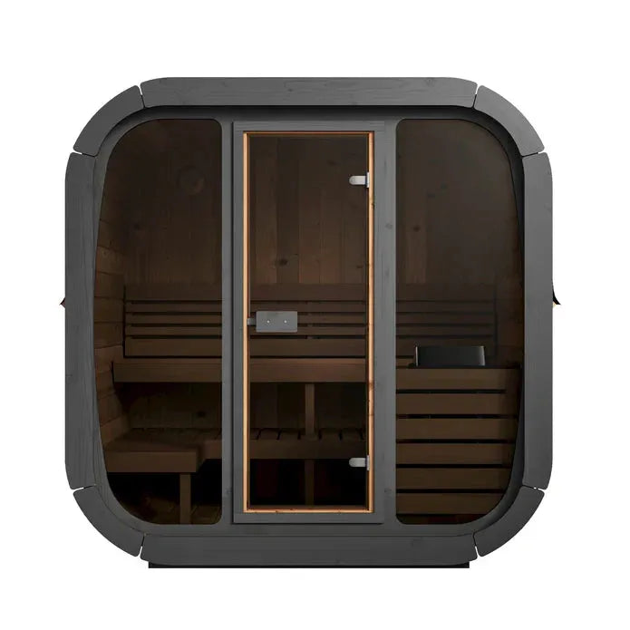 ValiroWood- Model CL5G 4 Person Cube Series Outdoor Sauna Kit-Sauna-valiro­wood