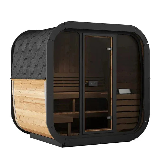 ValiroWood- Model CL5G 4 Person Cube Series Outdoor Sauna Kit-Sauna-valiro­wood