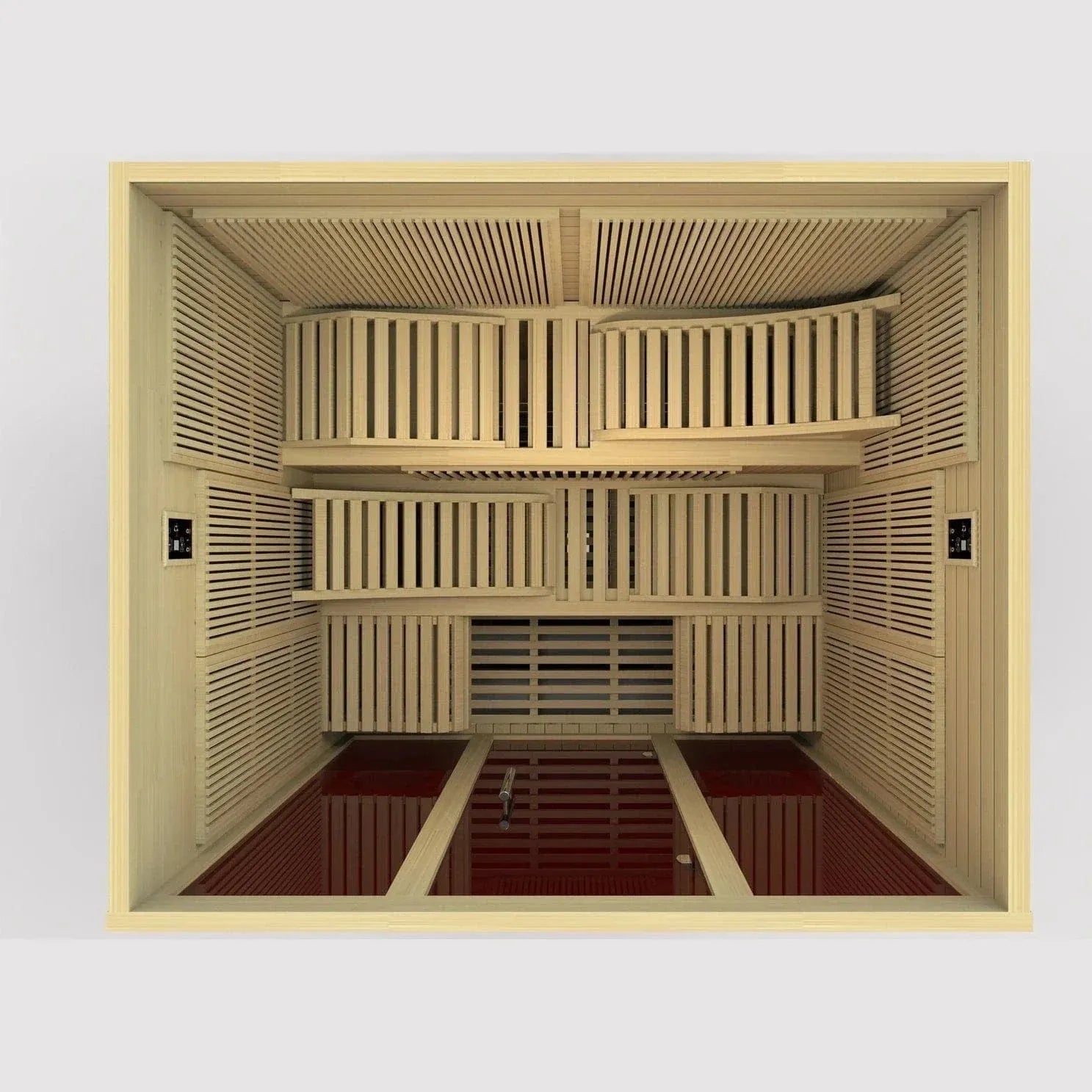 ValiroWood- Monaco 6-person Ultra Low EMF FAR Infrared Sauna - DYN-6996-01 Elite-Sauna-valiro­wood