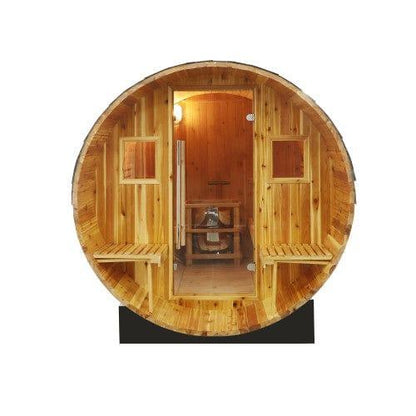 ValiroWood- Oasis 2-4 Person Traditional Barrel Sauna 300SC-Sauna-valiro­wood