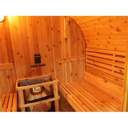 ValiroWood- Oasis 2-4 Person Traditional Barrel Sauna 300SC-Sauna-valiro­wood