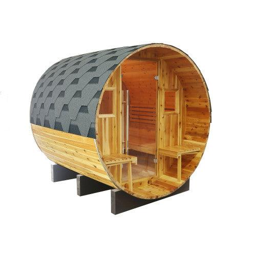 ValiroWood- Oasis 2-4 Person Traditional Barrel Sauna 300SC-Sauna-valiro­wood