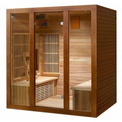 ValiroWood- Roslyn 4-Person Indoor Infrared Sauna 400KS-Sauna-valiro­wood