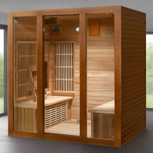 ValiroWood- Roslyn 4-Person Indoor Infrared Sauna 400KS-Sauna-valiro­wood