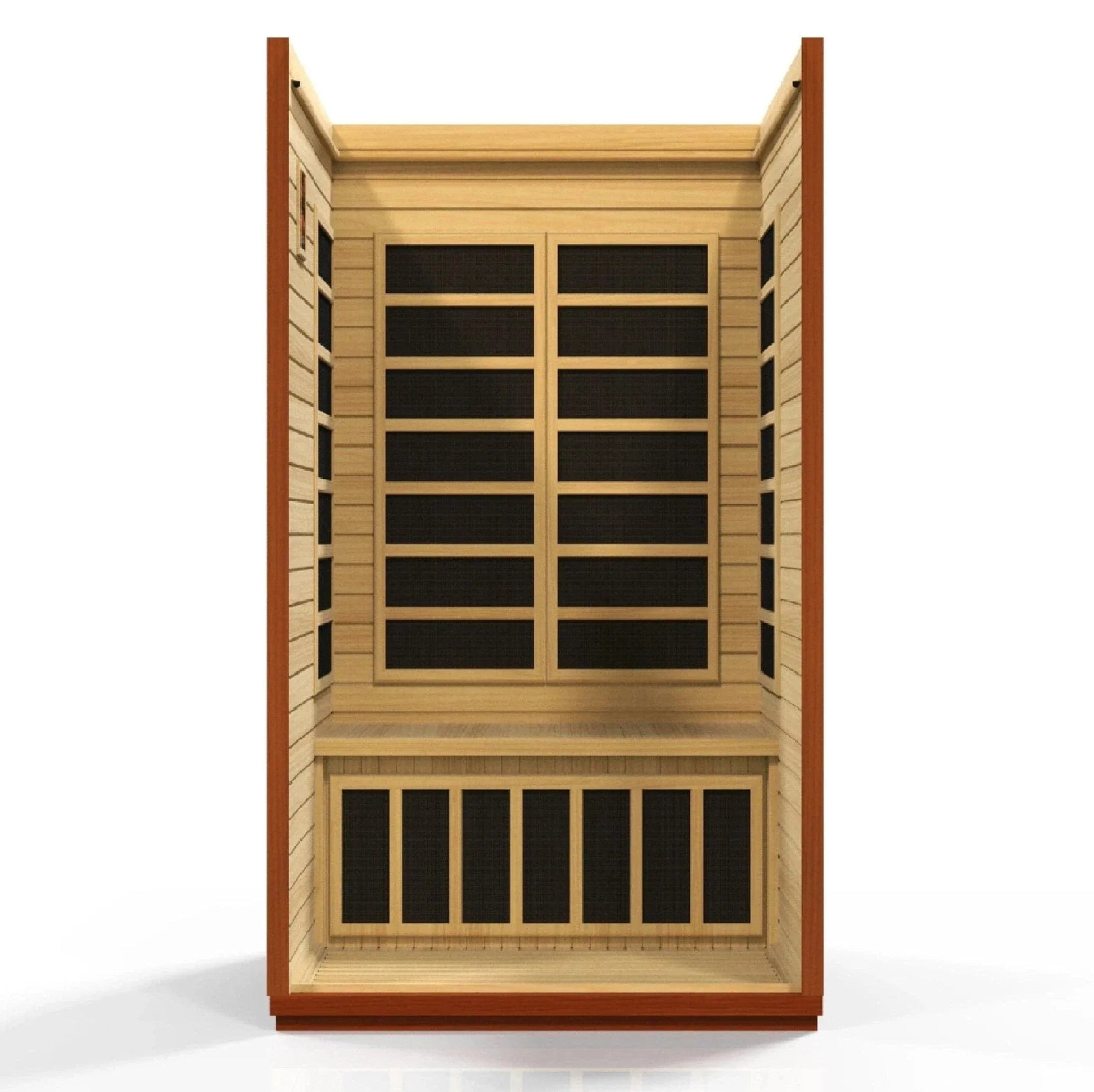 ValiroWood- "San Marino" 2-person Low EMF FAR Infrared Sauna DYN-6206-01-Sauna-valiro­wood