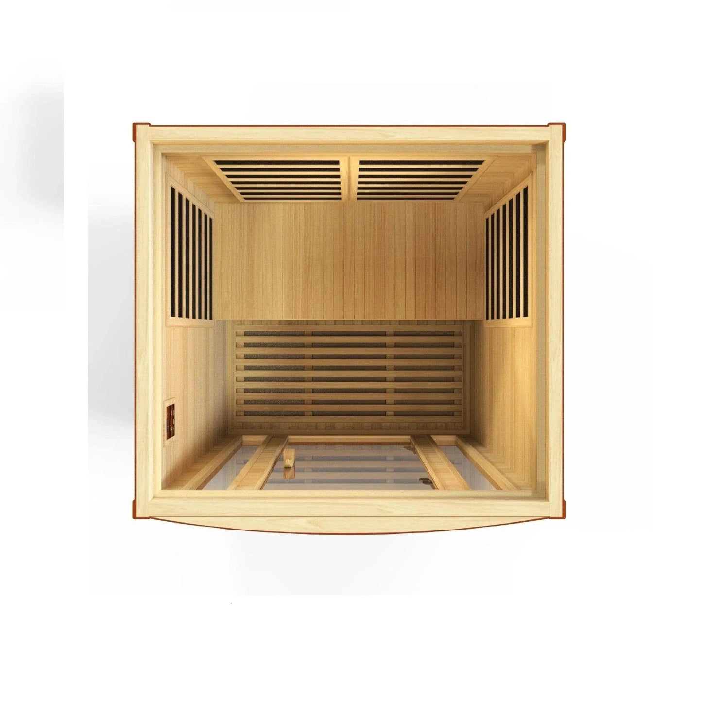 ValiroWood- San Marino Elite 2-person Ultra Low EMF FAR Infrared Sauna - DYN-6206-01 Elite-Sauna-valiro­wood