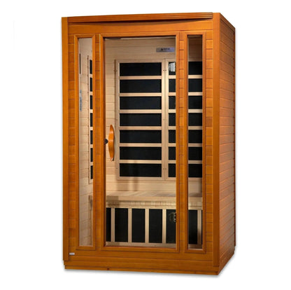 ValiroWood- San Marino Elite 2-person Ultra Low EMF FAR Infrared Sauna - DYN-6206-01 Elite-Sauna-valiro­wood