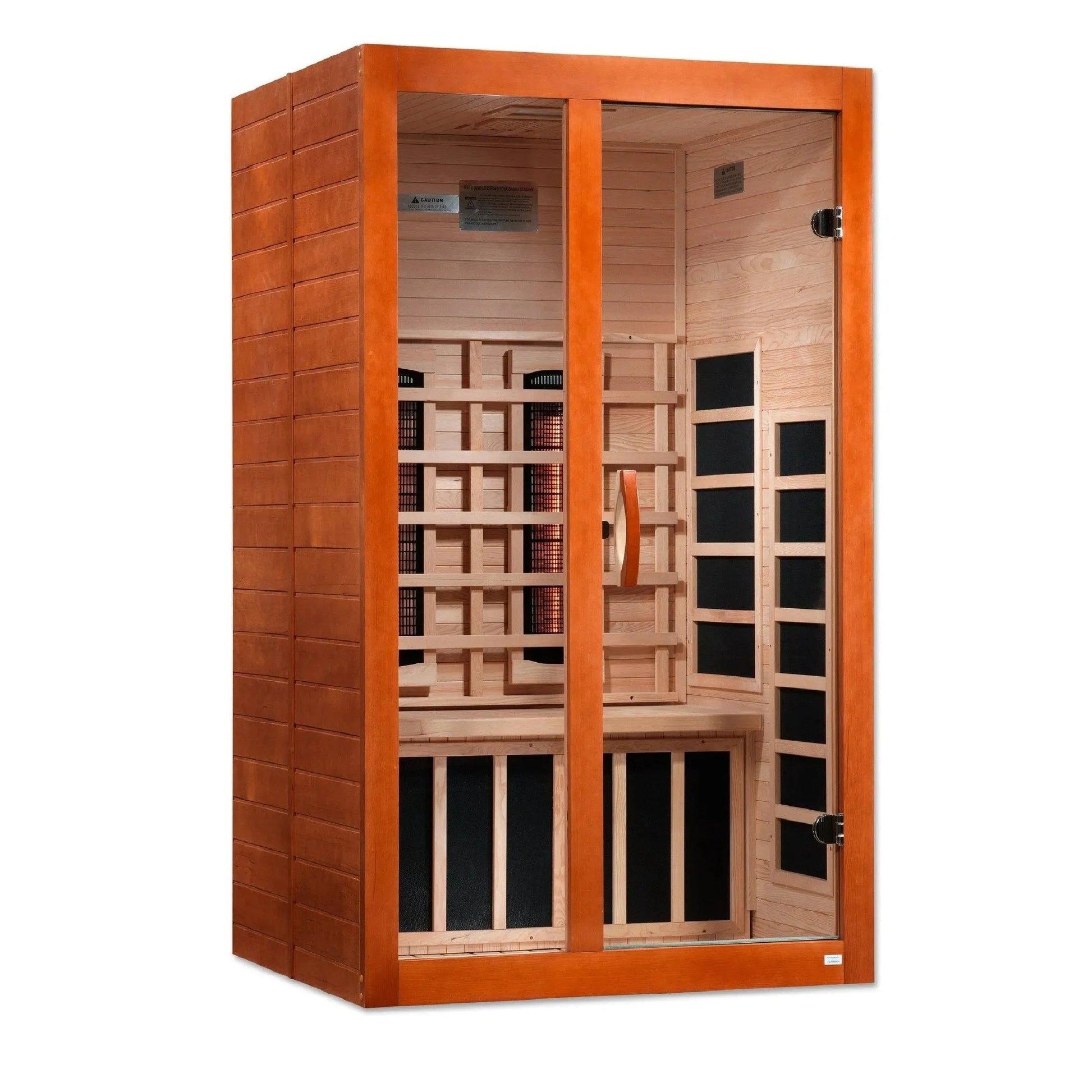 ValiroWood- "Santiago" 2-person Full Spectrum Near Zero EMF FAR Infrared Sauna DYN-6209-03 FS-Sauna-valiro­wood