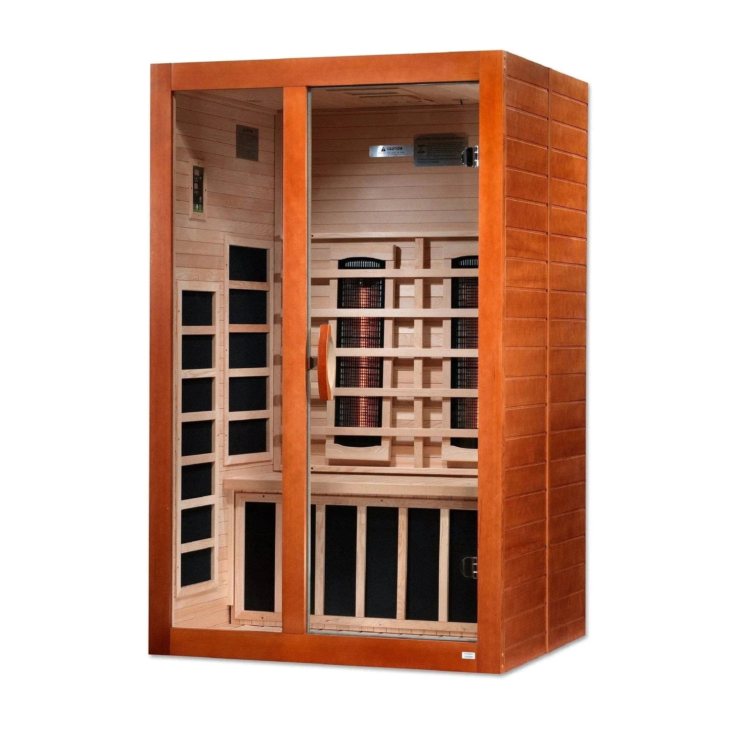 ValiroWood- "Santiago" 2-person Full Spectrum Near Zero EMF FAR Infrared Sauna DYN-6209-03 FS-Sauna-valiro­wood