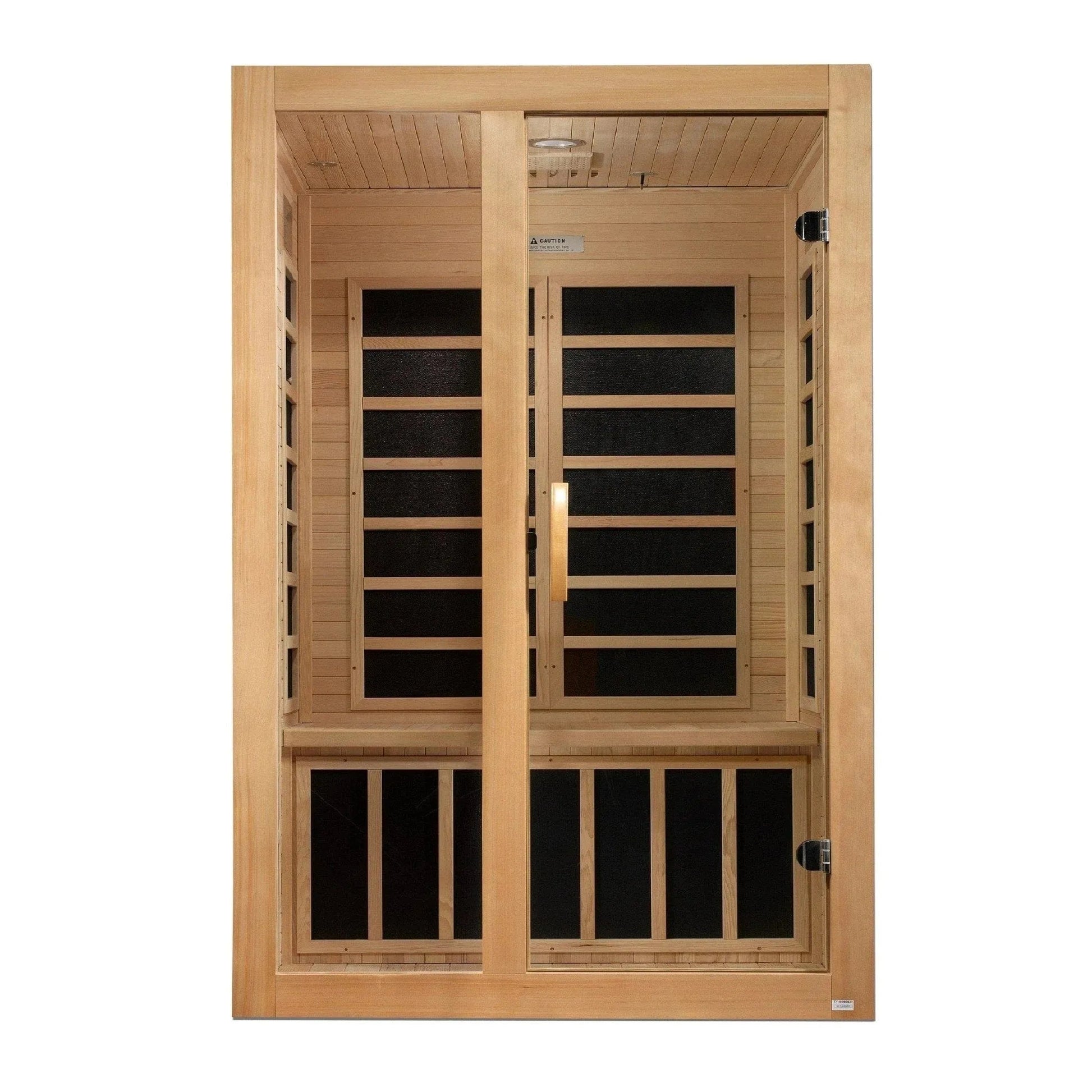 ValiroWood- "Santiago" 2-person Low EMF FAR Infrared Sauna DYN-6209-01-Sauna-valiro­wood
