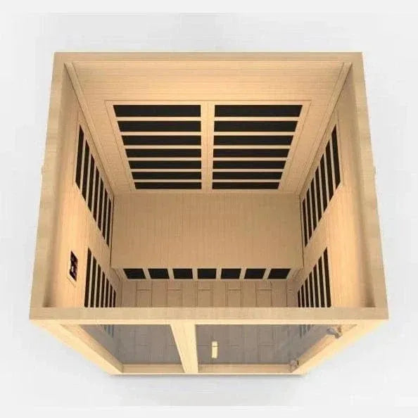 ValiroWood- "Santiago" 2-person Low EMF FAR Infrared Sauna DYN-6209-01-Sauna-valiro­wood