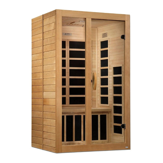 ValiroWood- "Santiago" 2-person Low EMF FAR Infrared Sauna DYN-6209-01-Sauna-valiro­wood