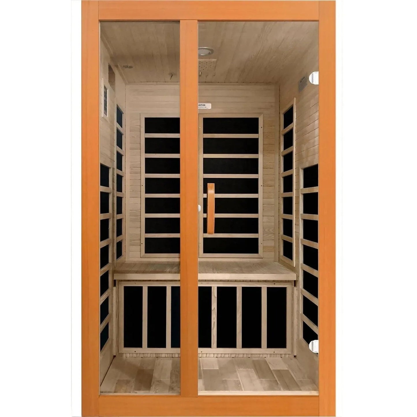ValiroWood- Santiago Elite 2-person Ultra Low EMF FAR Infrared Sauna - DYN-6209-02 Elite-Sauna-valiro­wood