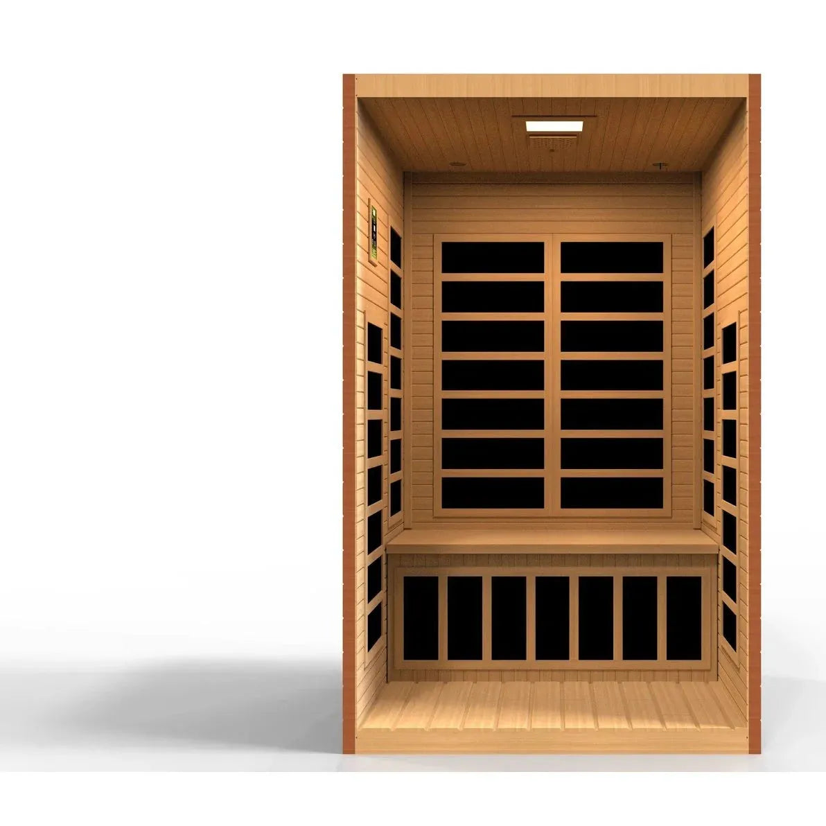 ValiroWood- Santiago Elite 2-person Ultra Low EMF FAR Infrared Sauna - DYN-6209-02 Elite-Sauna-valiro­wood