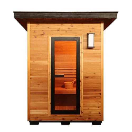 ValiroWood- Seneca 3-Person Contemporary Outdoor Sauna with 6kW Heater-Sauna-valiro­wood