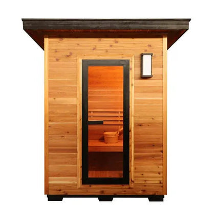 ValiroWood- Seneca 3-Person Contemporary Outdoor Sauna with 6kW Heater-Sauna-valiro­wood