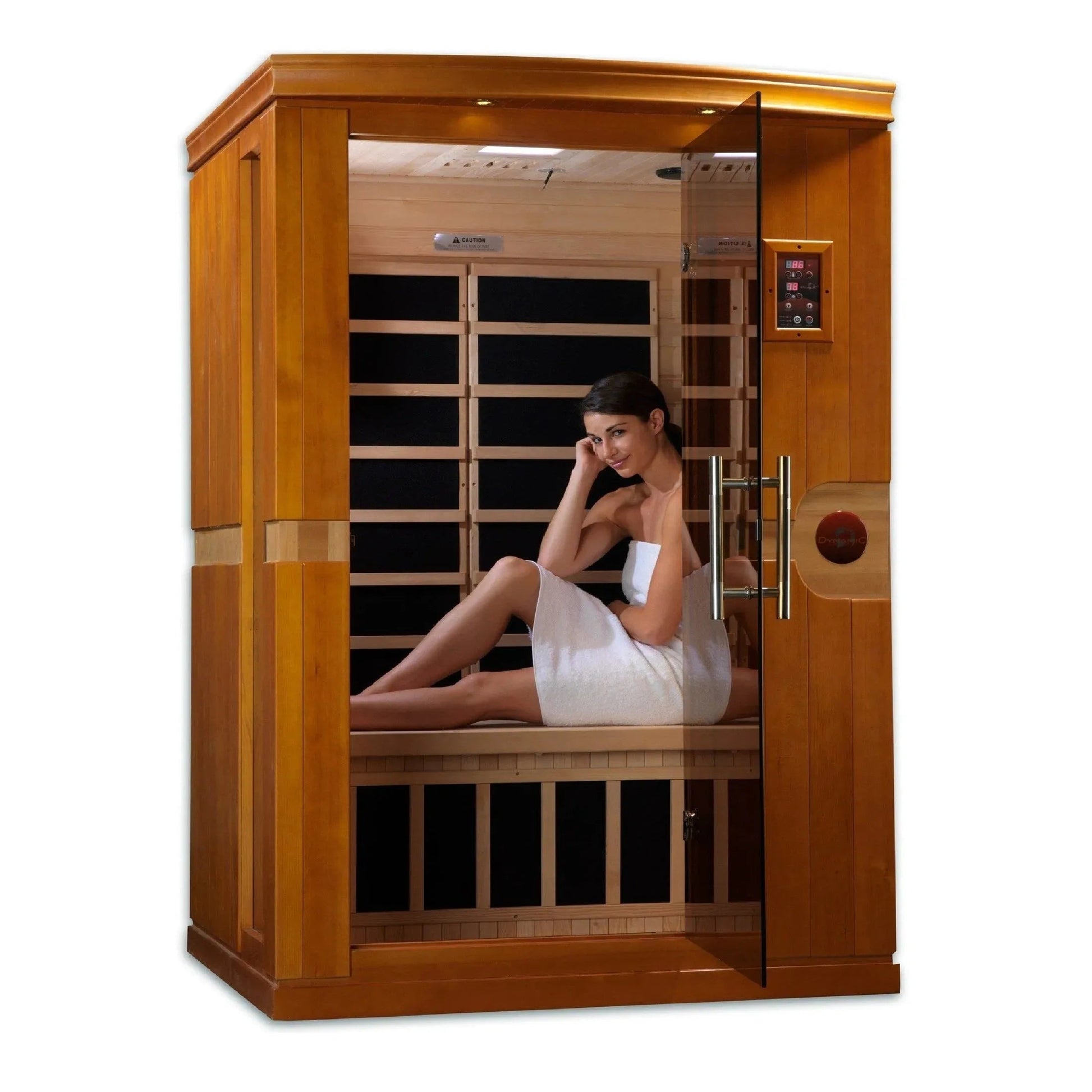 ValiroWood- "Venice" 2-person Low EMF FAR Infrared Sauna DYN-6210-01-Sauna-valiro­wood