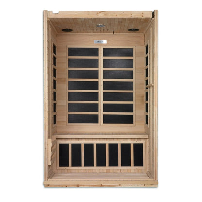 ValiroWood- "Venice" 2-person Low EMF FAR Infrared Sauna DYN-6210-01-Sauna-valiro­wood