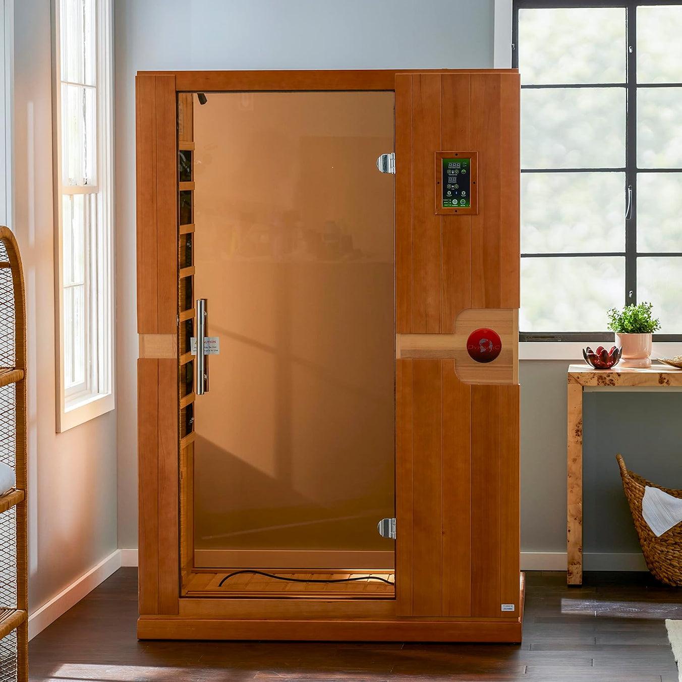 ValiroWood- "Venice" 2-person Low EMF FAR Infrared Sauna DYN-6210-01-Sauna-valiro­wood