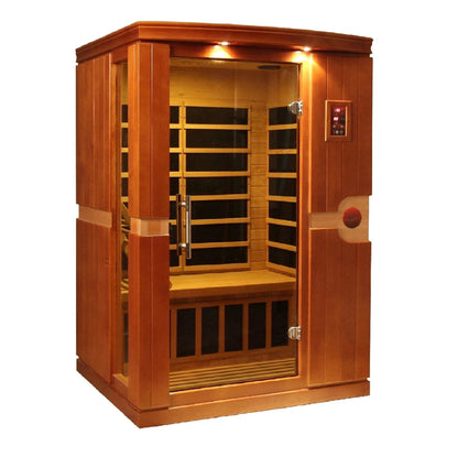 ValiroWood- "Venice" 2-person Low EMF FAR Infrared Sauna DYN-6210-01-Sauna-valiro­wood