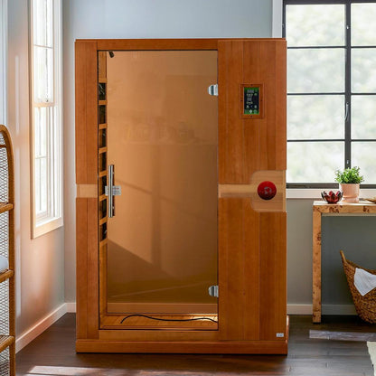 ValiroWood- Venice Elite 2-person Ultra Low EMF FAR Infrared Sauna - DYN-6210-01 Elite-Sauna-valiro­wood