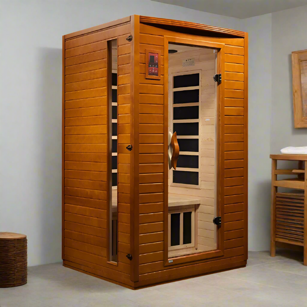 ValiroWood- "Versailles" 2-person Low EMF FAR Infrared Sauna DYN-6202-03-Sauna-valiro­wood
