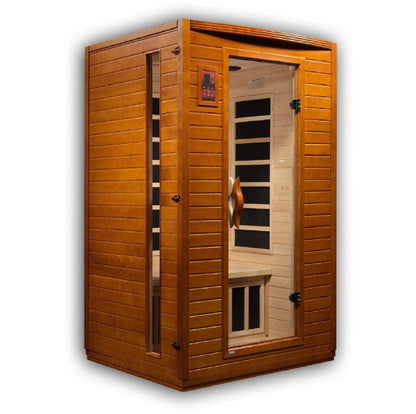 ValiroWood- "Versailles" 2-person Low EMF FAR Infrared Sauna DYN-6202-03-Sauna-valiro­wood
