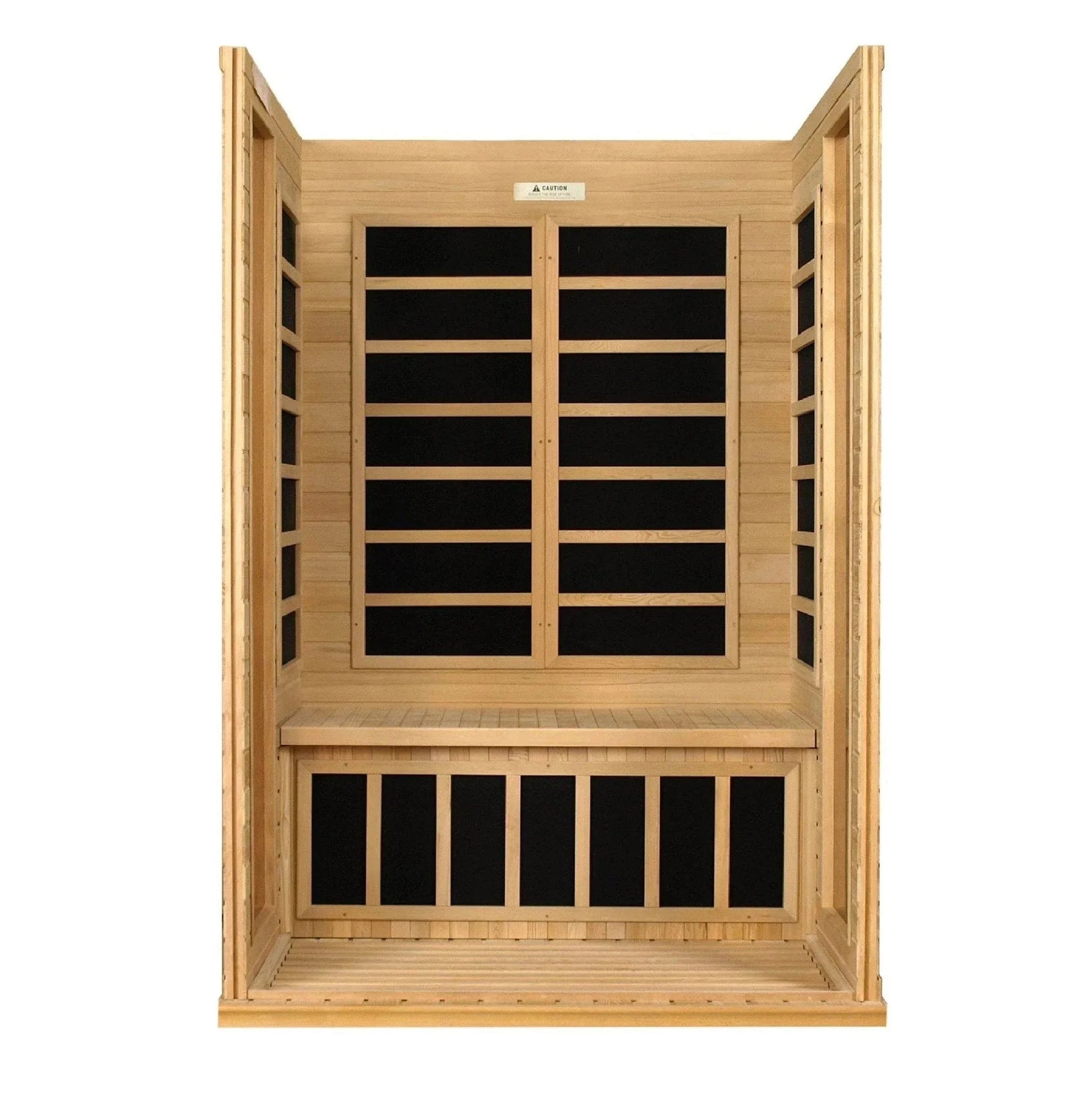 ValiroWood- "Versailles" 2-person Low EMF FAR Infrared Sauna DYN-6202-03-Sauna-valiro­wood
