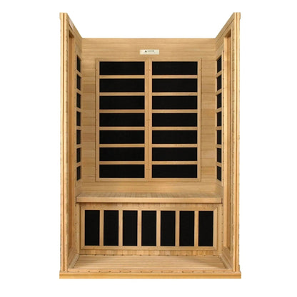 ValiroWood- "Versailles" 2-person Low EMF FAR Infrared Sauna DYN-6202-03-Sauna-valiro­wood