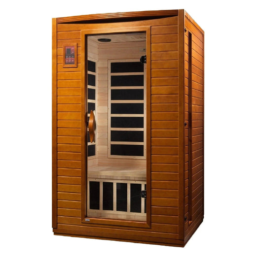 ValiroWood- "Versailles" 2-person Low EMF FAR Infrared Sauna DYN-6202-03-Sauna-valiro­wood