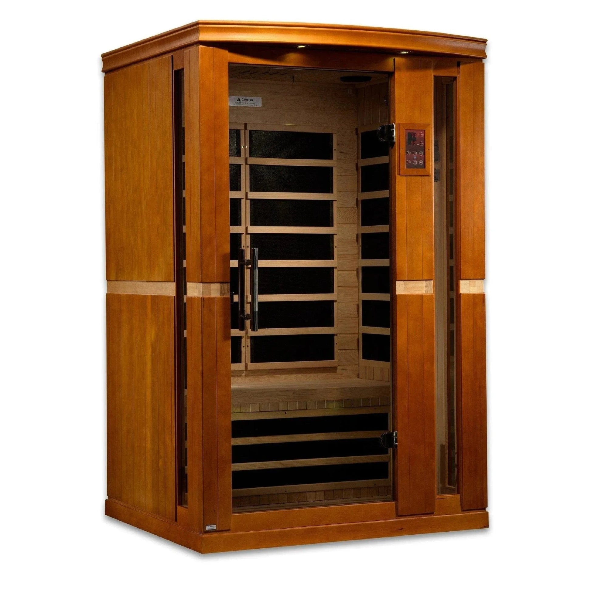 ValiroWood- "Vittoria" 2-person Low EMF FAR Infrared Sauna - DYN-6220-01-Sauna-valiro­wood