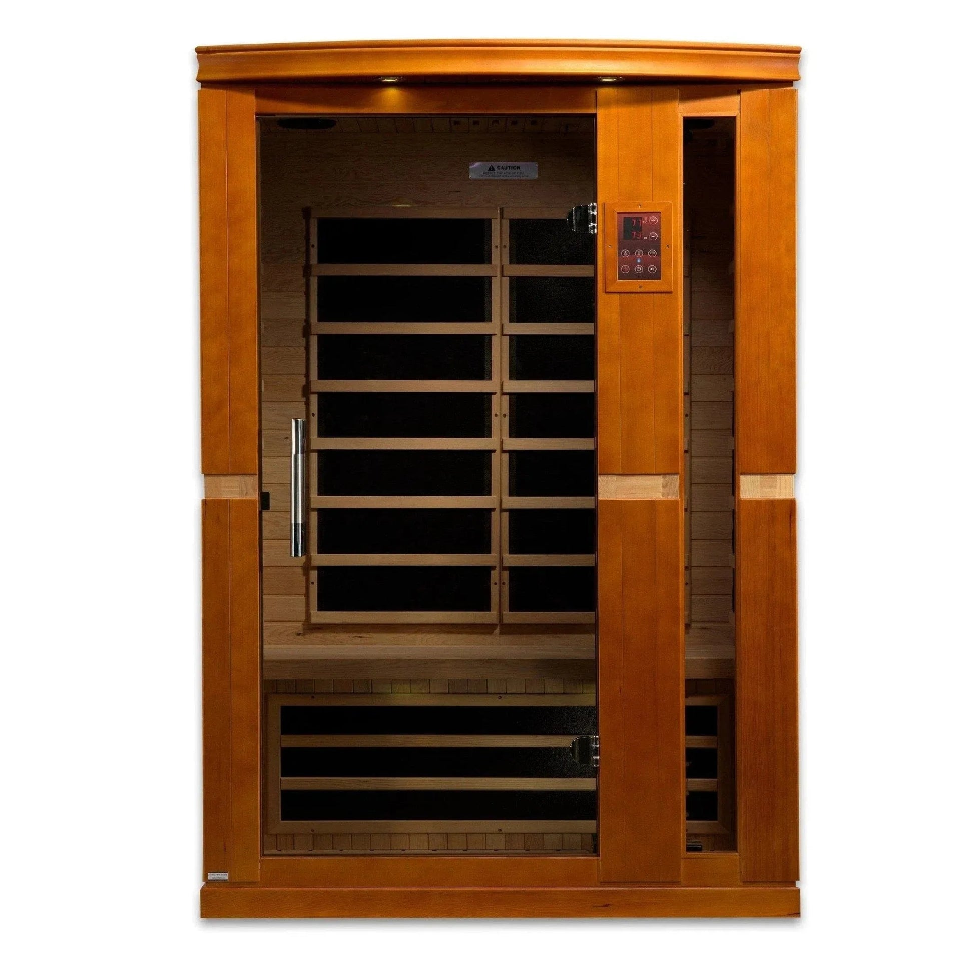 ValiroWood- "Vittoria" 2-person Low EMF FAR Infrared Sauna - DYN-6220-01-Sauna-valiro­wood