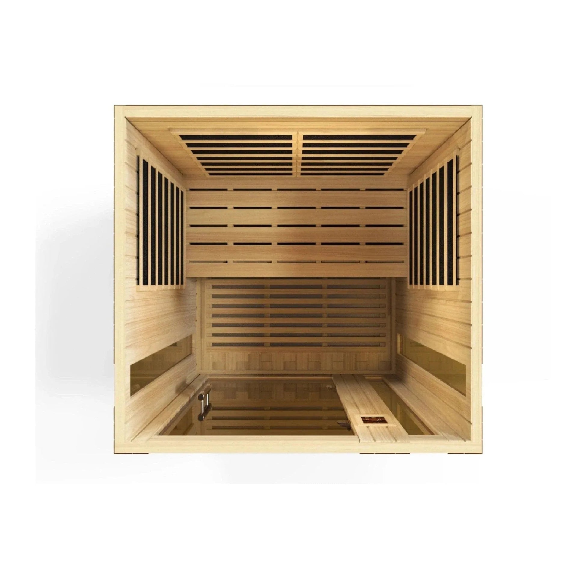 ValiroWood- "Vittoria" 2-person Low EMF FAR Infrared Sauna - DYN-6220-01-Sauna-valiro­wood