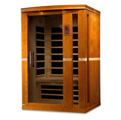 ValiroWood- "Vittoria" 2-person Low EMF FAR Infrared Sauna - DYN-6220-01-Sauna-valiro­wood